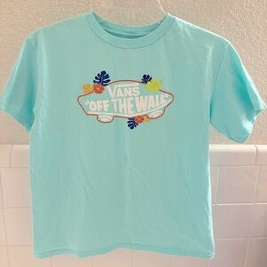 Boy’s blue teal Vans T Shirt